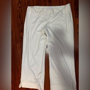 White Velour Dress Pants